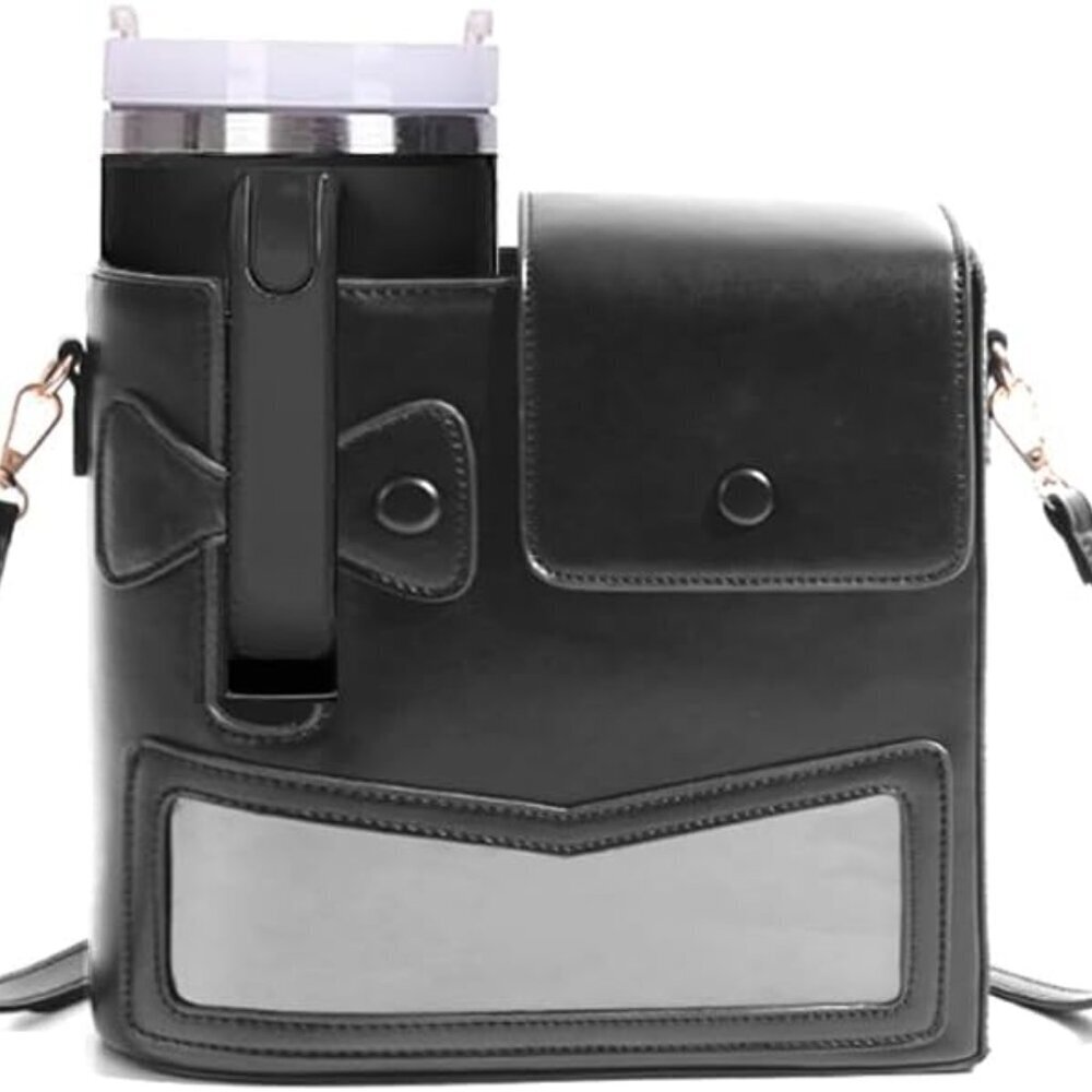 Stanley Purse for Tumbler 40oz Outdoor Crossbody Water Bottle Storage Bag with A